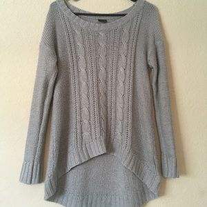 Knitted Faded Glory gray sweater